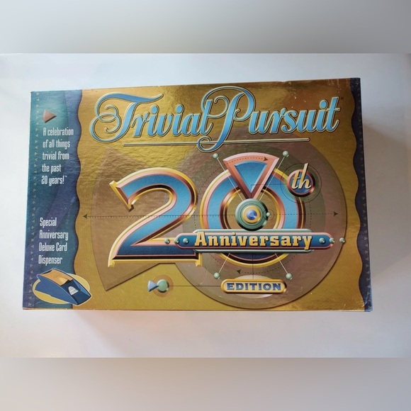 New Trivial Pursuit 20th Anniversary Edition Board Game Covering Years 1982-2002 - Picture 7 of 11